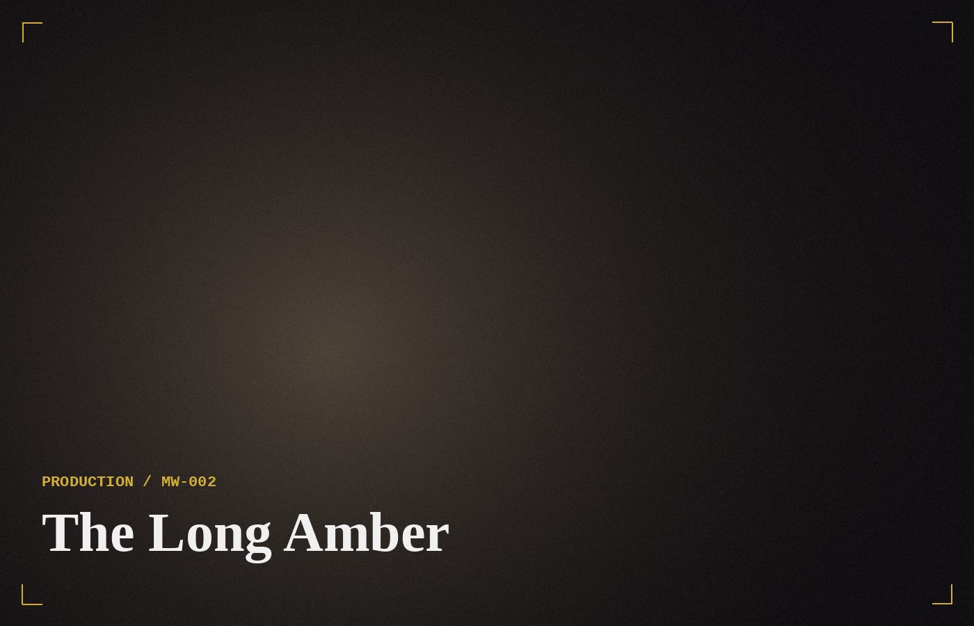 The Long Amber