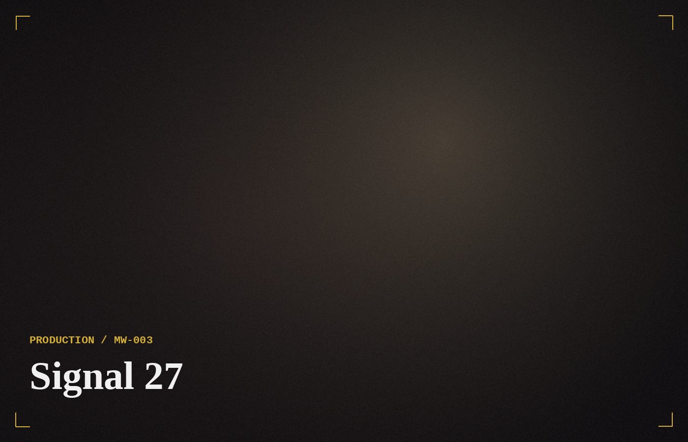 Signal 27